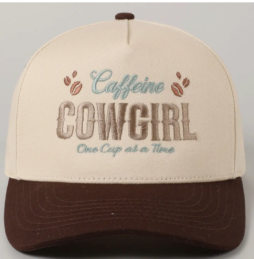 Caffeine Cowgirl Cap