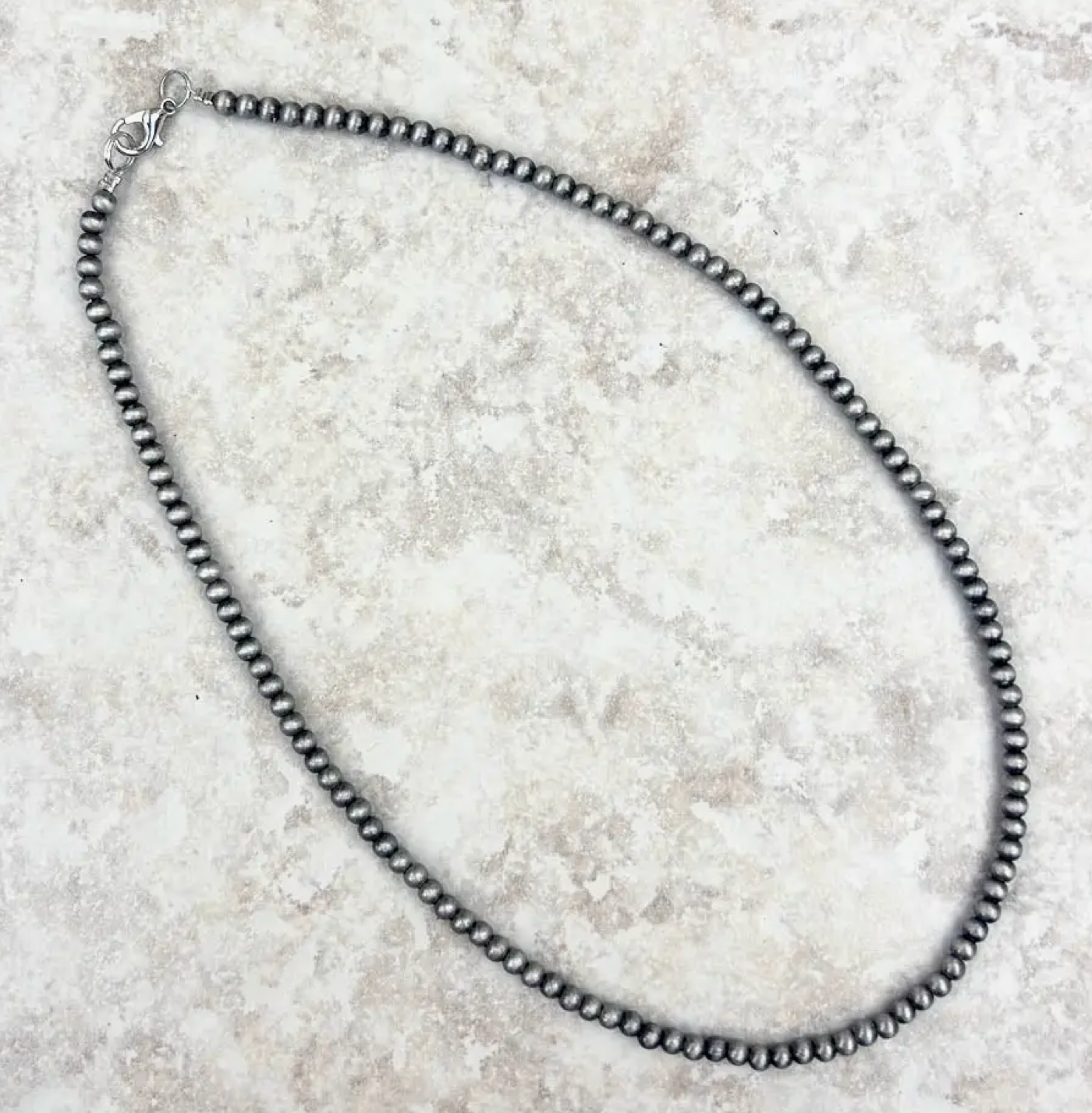 Small Faux Navajo Pearl Necklace
