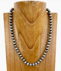 Faux 10mm Beads Navajo Necklace