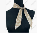 Tan Bandana Print Twilly