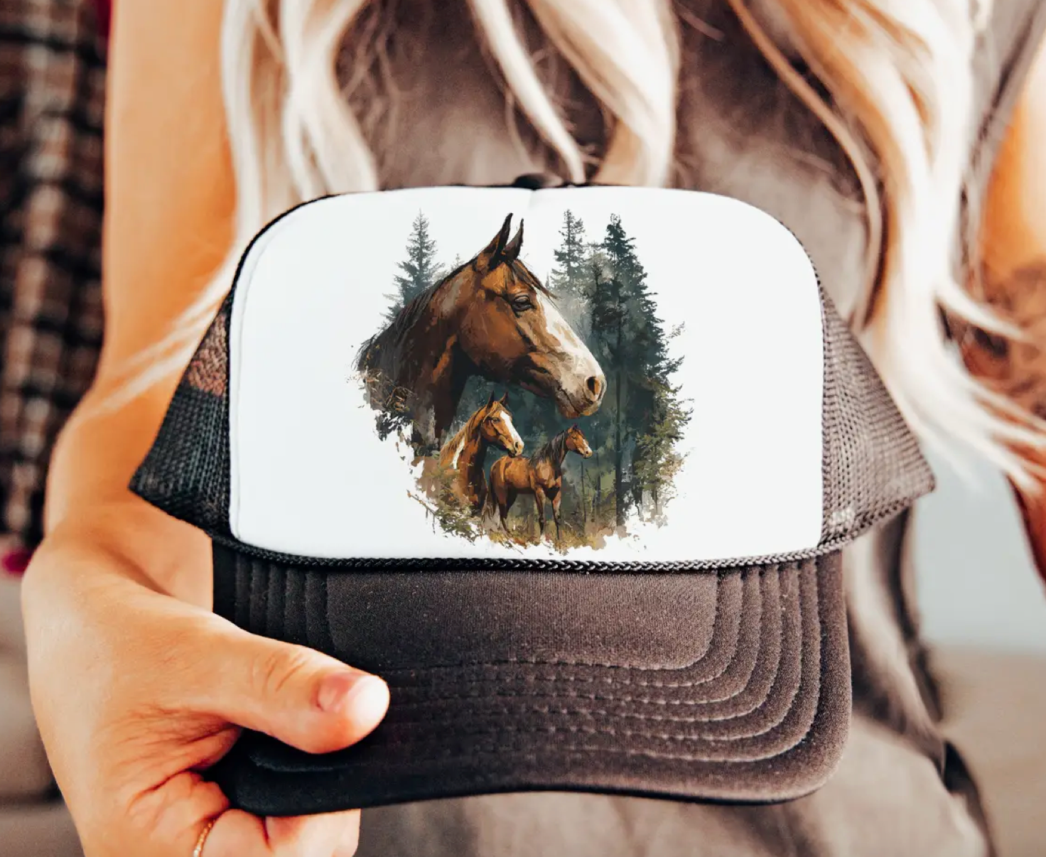Vintage Horse Cap