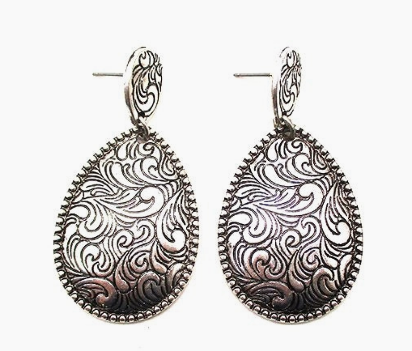 Western Teardrop Earring