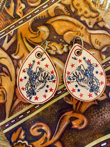 Star Spangled Rodeo Earrings