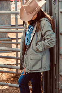 Awa Jacket Kimes Ranch Ladies Sage/Grey